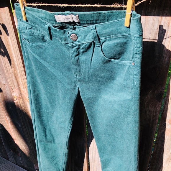 Zara - Trafaluc Jeans - Green - Size 6 - Picture 2 of 8